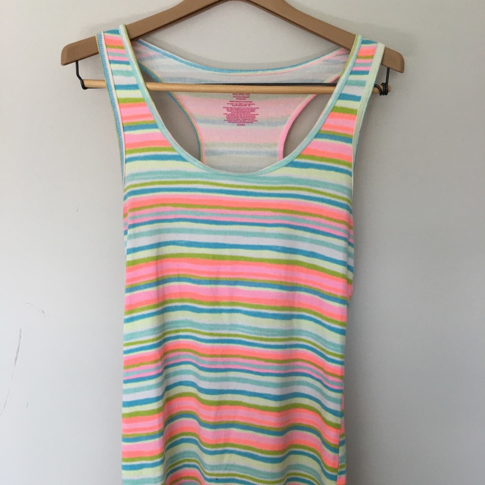 Ladies striped tank top, XXL
